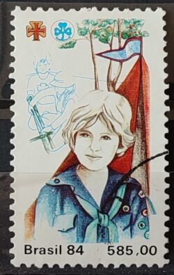 C 1410 Selo 65 Anos Movimento Bandeirante Historia 1984 Circulado 3