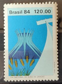 C 1430 Selo Dia de Acao de Gracas Religiao 1984 MH