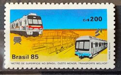 C 1440 Selo Metro de Superficie Trem Recife Porto Alegre 1985