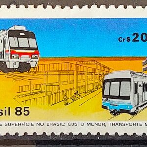 C 1440 Selo Metro de Superficie Trem Recife Porto Alegre 1985