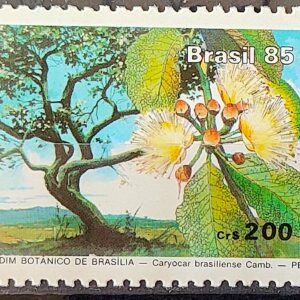 C 1441 Selo Jardim Botanico Brasilia Flora 1985
