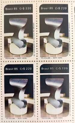 C 1450 Selo 40 Anos Instituto Rio Branco Diplomacia 1985 Quadra