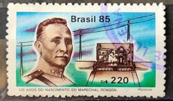 C 1453 Selo 120 Anos Marechal Rondon Militar 1985 Circulado 1