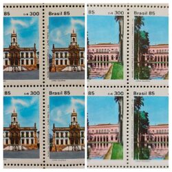 C 1473 Selo Museu da Inconfidencia Historia 1985 Quadra Serie Completa