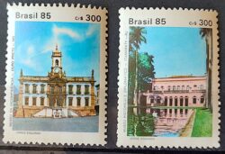 C 1473 Selo Museu da Inconfidencia Historia 1985 Serie Completa