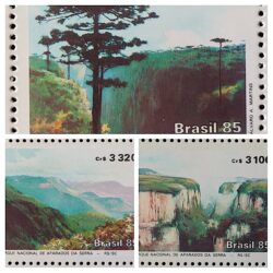 C 1482 Selo Aparados da Serra Paisagem Meio Ambiente 1985 Serie Completa