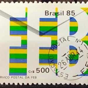C 1486 Selo Servico Postal Forca Expedicionaria Brasileira Militar 1985
