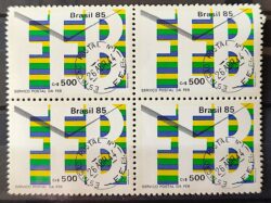 C 1486 Selo Servico Postal Forca Expedicionaria Brasileira Militar 1985 Quadra