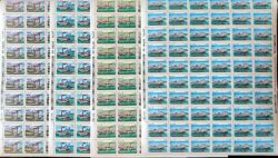 C 1487 Selo 150 Anos Ligacao Maritima Rio Niteroi Navio 1985 Folha Serie Completa