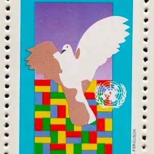 C 1492 Selo 40 Anos Organizacao das Nacoes Unidas ONU Pomba Ave Passaro 1985