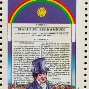 C 1493 Selo Imprensa Brasileira Jornalismo Pernambuco 1985