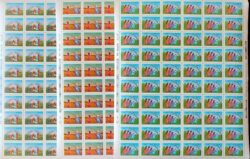 C 1494 Selo Natal Religiao Arte Pintura 1985 Folha Serie Completa