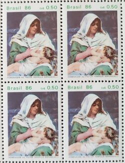 C 1510 Selo Pintor Henrique Bernardelli Arte 1986 Quadra