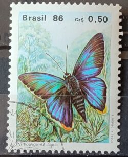 C 1512 Selo Fauna Borboleta 1986 Circulado 1