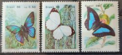 C 1512 Selo Fauna Borboleta 1986 Serie Completa
