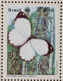 C 1513 Selo Fauna Borboleta 1986