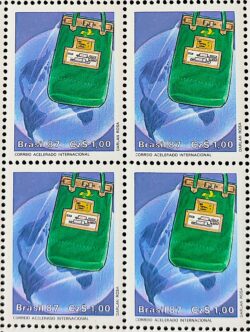 C 1545 Selo Servico Postal Malote 1987 Quadra 2
