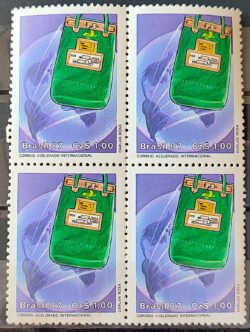 C 1545 Selo Servico Postal Malote 1987 Quadra