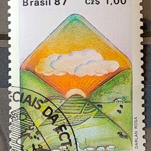 C 1546 Selo Servico Postal Envelope Carta 1987 Circulado 1