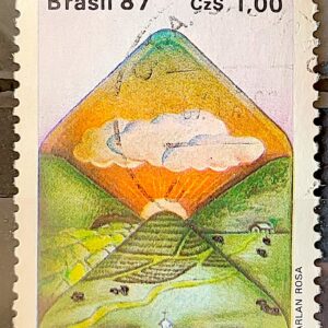 C 1546 Selo Servico Postal Envelope Carta 1987 Circulado 2