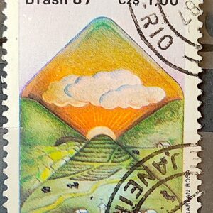 C 1546 Selo Servico Postal Envelope Carta 1987 Circulado 3