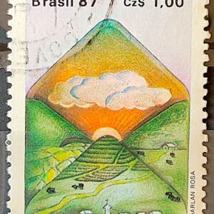 C 1546 Selo Servico Postal Envelope Carta 1987 Circulado 4