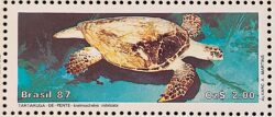 C 1549 Selo Fauna Brasileira Tartaruga 1987
