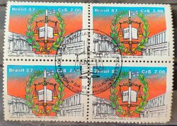 C 1551 Selo Tribunal Federal de Recursos Direito Justiça 1987 Quadra CBC BSB