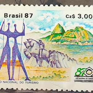 C 1556 Selo Turismo Brasilia Rio de Janeiro 1987
