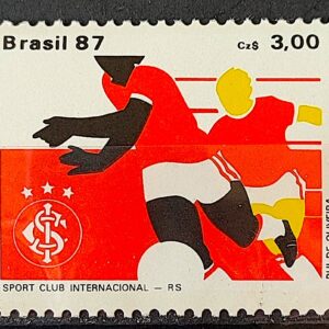 C 1559 Selo Clubes de Futebol Internacional 1987