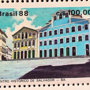 C 1587 Selo Lubrapex Portugal Salvador Bahia 1988