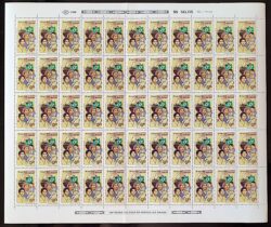 C 1589 Selo 80 Anos Imigracao Japonesa Japao Bandeira 1988 Folha