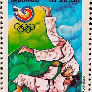 C 1590 Selo Olimpiadas de Seul Coreia do Sul Judo 1988
