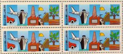 C 1595 Selo 50 Anos Confederacao Nacional da Industria Carro Aviao 1988 Quadra