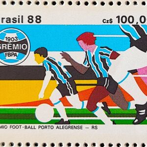 C 1598 Selo Clubes de Futebol Gremio 1988