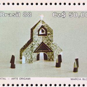 C 1603 Selo Natal Religiao Igreja 1988