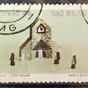 C 1603 Selo Natal Religiao Igreja 1988 Circulado 5
