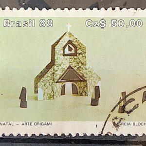 C 1603 Selo Natal Religiao Igreja 1988 Circulado 6