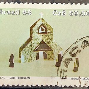 C 1603 Selo Natal Religiao Igreja 1988 Circulado 7