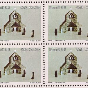 C 1603 Selo Natal Religiao Igreja 1988 Quadra 2