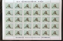C 1603 Selo Natal Religiao Igreja Jesus Papai Noel 1988 Folha Serie Completa