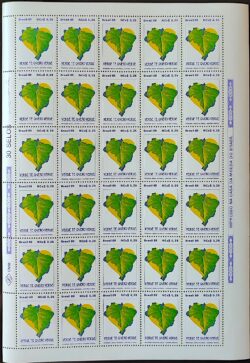 C 1626 Selo Programa Nossa Natureza Mapa Coracao 1989 Folha