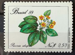 C 1631 Selo Preservacao da Flora Meio Ambiente 1989