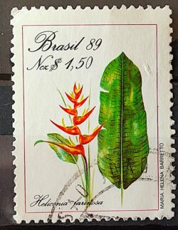 C 1633 Selo Preservacao da Flora Meio Ambiente 1989 Circulado 3