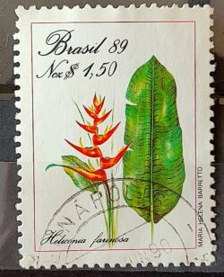 C 1633 Selo Preservacao da Flora Meio Ambiente 1989 Circulado 4