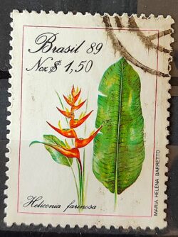 C 1633 Selo Preservacao da Flora Meio Ambiente 1989 Circulado 5