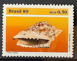 C 1645 Selo Fauna Brasileira Molusco 1989
