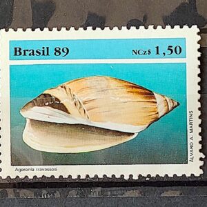 C 1645 Selo Fauna Brasileira Molusco 1989 Serie Completa