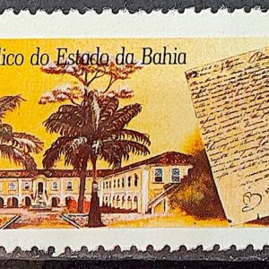 C 1664 Selo Arquivo Publico do Estado da Bahia Literatura 1990