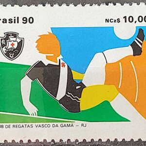 C 1672 Selo Clubes de Futebol Vasco da Gama 1990
